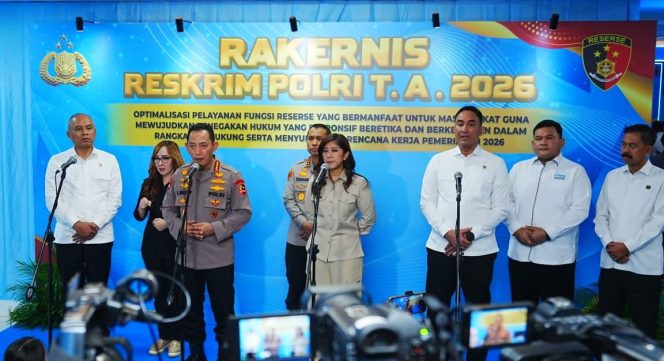 
					Buka Rakernis Reskrim, Kapolri Instruksikan Ciptakan Rasa Aman dan Keadilan untuk Masyarakat