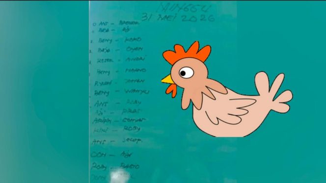 
					Catatan pertandingan ayam yang diduga akan ditarungkan dalam arena sabung ayam di wilayah Klurak, Kecamatan Candi, pada Minggu (31/5/2026) kemarin (foto/warga)