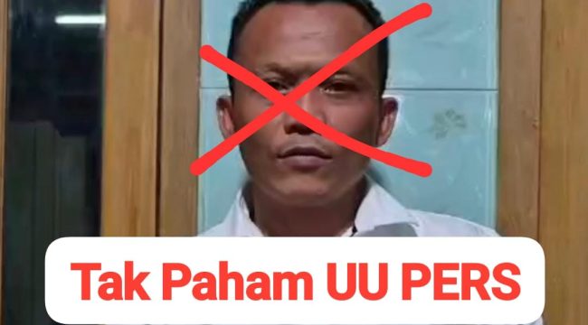WTS, oknum tak paham UU PERS. 